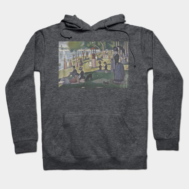 Seurat Haunted Sunday Hoodie by Paranormal Merch